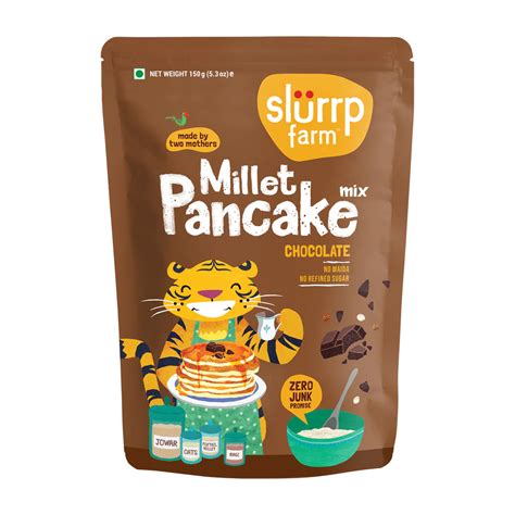 Chocolate Millet Pancake – Tiny2Tall