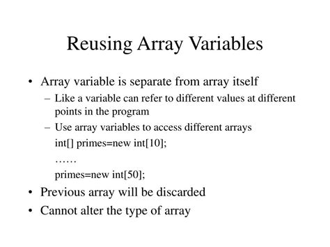 Image result for Java Array Variable