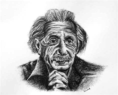 Portfolio Drawing - Albert Einstein - EMANUEL SCHWEIZER
