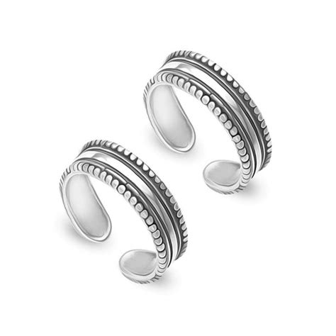 Buy 925 Sterling Silver Toe Rings Online for Women | TrueSilver