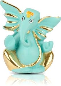 HIIH Handcrafted Lord Ganesha Silver Plated Idols for home decor|God ...