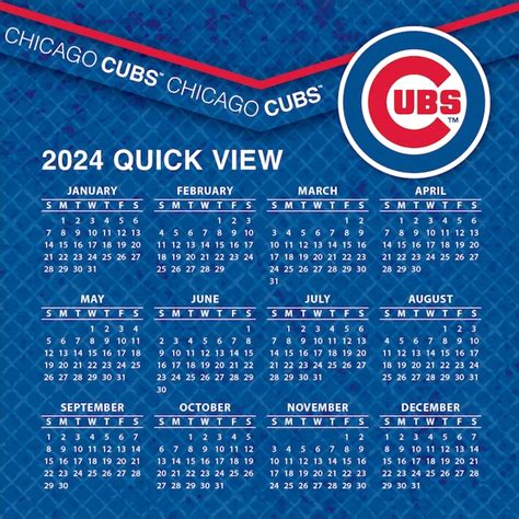 2024 Cubs Printable Schedule Online - Iris Renell