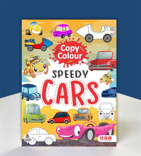 Speedy Cars Colouring Book – Coloring Books for Kids 3–6 – BPI India ...