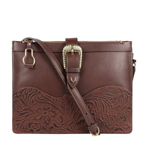 Hidesign Women's Sling Bag (Brown) : Amazon.in: Shoes & Handbags