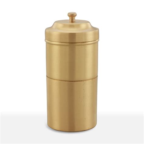 Matte Brass Coffee Filter - Premium Quality – Brass Globe