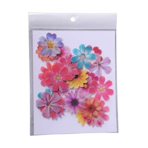 Multi-Colour Edible Wafer Flowers