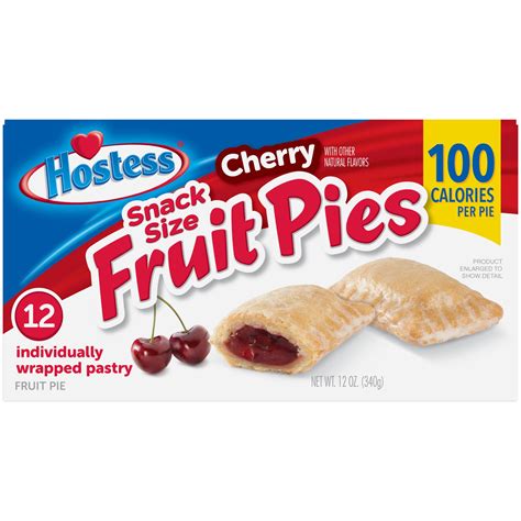 HOSTESS Individually Wrapped Cherry Pies, 12 Single Serve, 12 oz Multi ...