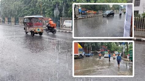 Delhi Rain Update: दिल्ली-NCR में झमाझम बारिश, राजधानी पर फिर मंडराया ...