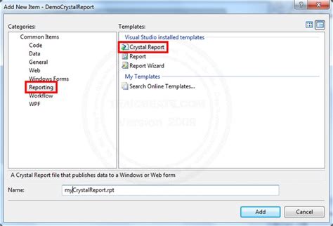 +How to Create Crystral Report Using Vb.net 的图像结果