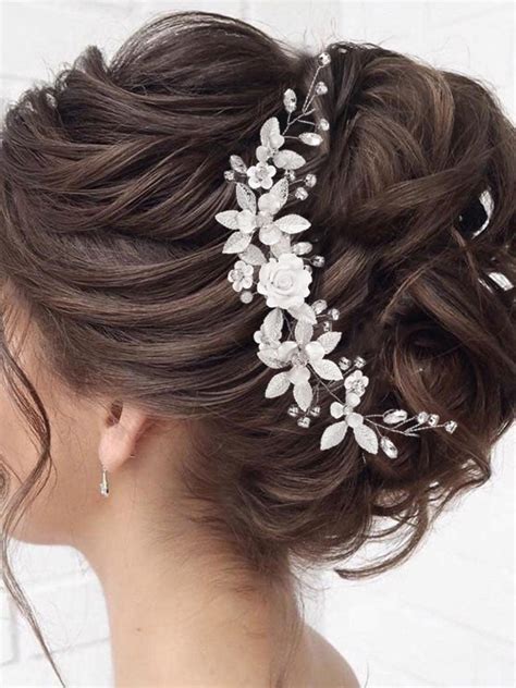 Amazon.com : SWEETV Bridal Headpiece for Wedding Crystal Bridal ...