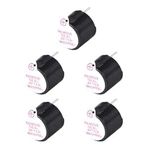 uxcell 5 Pcs DC 3V Active Electronic Buzzer Alarm Beeper Continuous ...