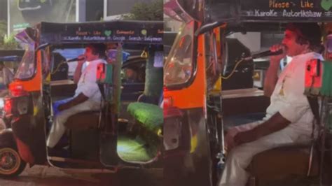 Mumbai Auto Driver Turns Rickshaw Into Karaoke Stage, Sings Bollywood ...