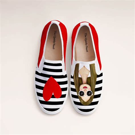Buy The Quirky Naari Fashionista Slip-On Sneakers - Red Online