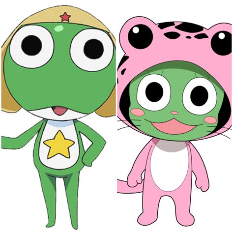 Keroro and Frosch (Sgt Frog/Fairy Tail) by EBOTIZER on DeviantArt