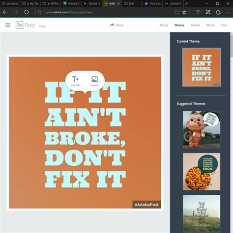 Adobe Spark Examples 的图像结果