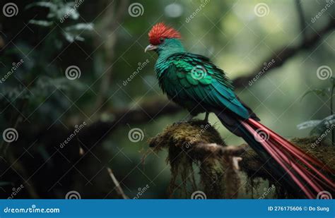 A Beautiful Photograph of Quetzal Stock Illustration - Illustration of explore, birdwatching ...