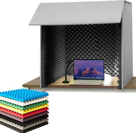 Amazon.com - WXZX Desktop Soundproof Cover,Isolation Booth,Portable ...