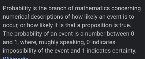 what is probability? - Brainly.in
