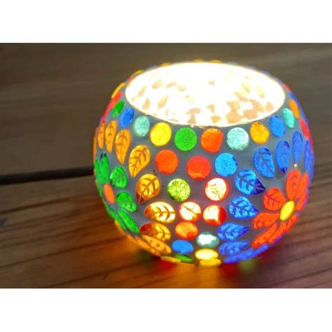 Buy latest Rajasthani Handicraft Decoravtive Glass Votive ...