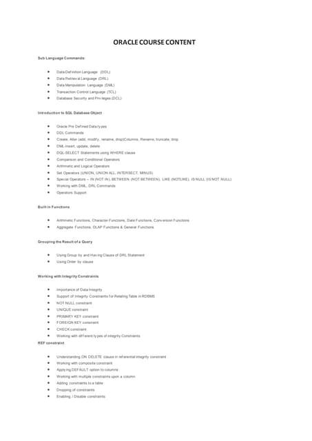 Image result for Oracle Database Course Poster