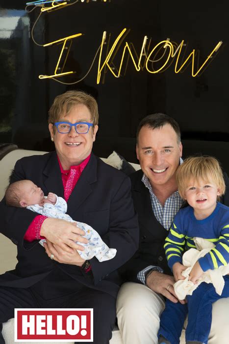 Elton John baby: The singer and partner David Furnish introduce their ...