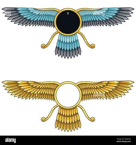 Vector design of Faravahar symbol, symbol of Zoroastrian religion ...