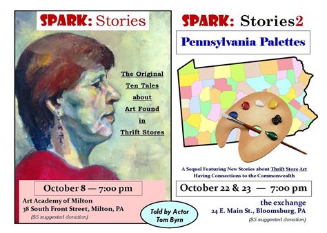 The Exchange hosts Tom Byrns "SPARK: Stories2—Pennsylvania Palettes ...