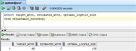 Oracle Database12g Instance Recovery 的图像结果