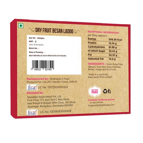 Dry Fruit Besan Ladoo – Delight Foods