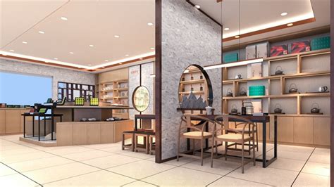 小满茶店铺商铺设计|空间|室内设计|3D设计联系我 - 原创作品 - 站酷 (ZCOOL)