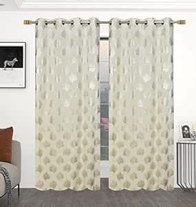 DECOROLOGY Velvet Blackout Curtains 7 Feet Long Set Of 2 Room Darkening ...