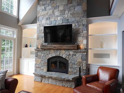 Stunning Modern Style Stone Fireplaces Designs