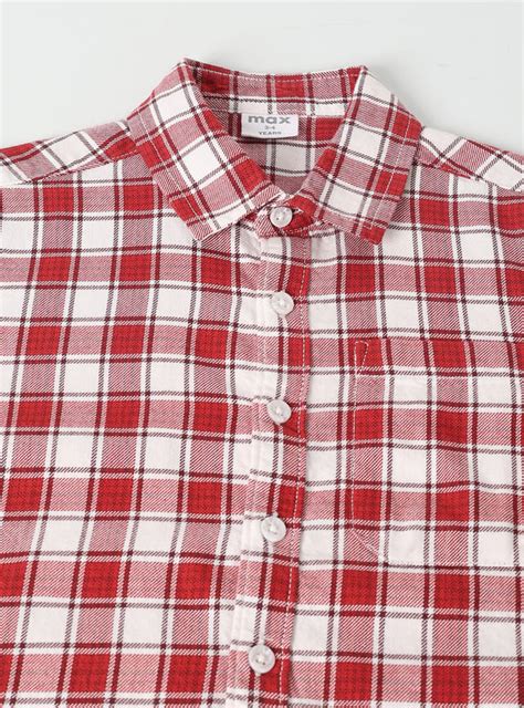 Buy Boys Checked Oversized Shirt Online at just Rs. 599.0 ...
