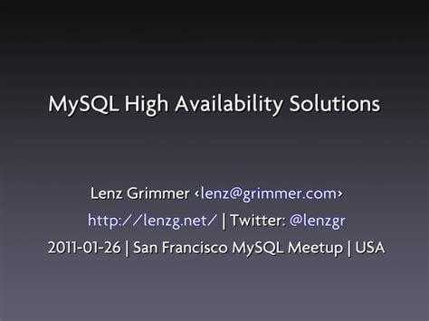 Image result for High Availability MySQL