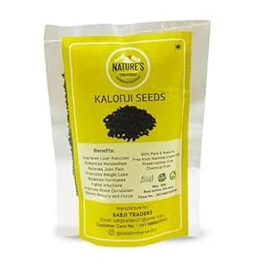 NATURE'S TREASURE Kalonji Seeds 100gm | 100% Pure & Natural Nigella ...