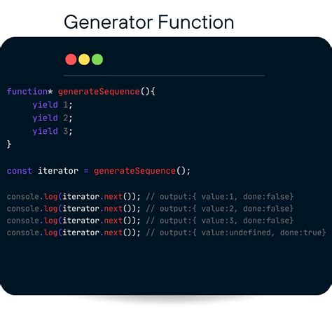 Image result for Generator Function in JavaScript