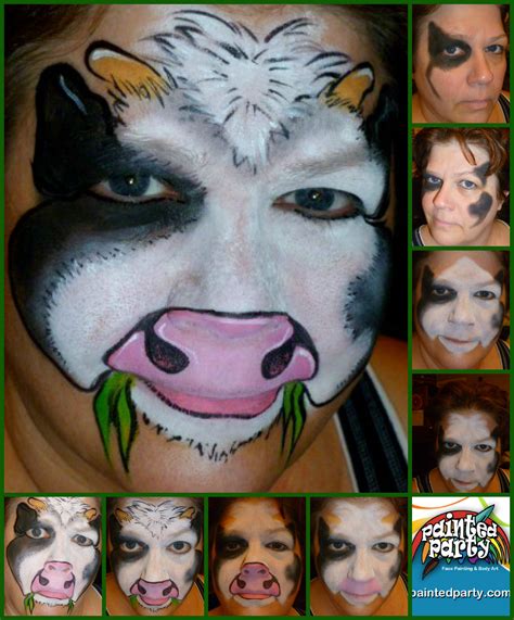 Cow Face Painting Ideas at PaintingValley.com | Explore collection of ...