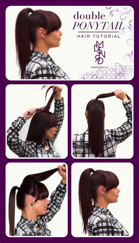 Ponytail Hair Tutorial 的图像结果