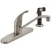 Peerless Core Stainless Single Handle Kitchen Faucet (Deck Plate and ...