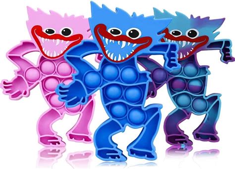 Buy Huggy Wuggy Pop Its Fidget Toys, Poppy Playtime Huggy Woogie Popit ...