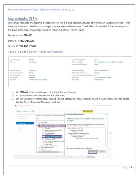 Image result for File Server Resource Manager Windows 1.0
