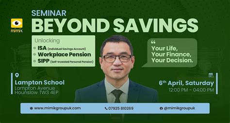 Beyond Savings: Unlocking ISA, WorkPlace Pension & SIPP, Lampton School ...