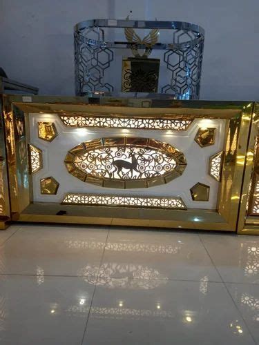 Chat Display Counters - Stainless Steel LED Chat Catering Counter ...