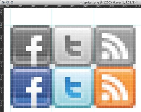 CSS Sprites 的图像结果