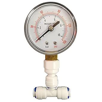 Pressure Gauge for Aquatic RO & Domestic Reverse Osmosis Systems With 1 ...