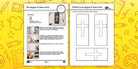Manualidad: Marcapáginas de Semana Santa - Twinkl Cratfs