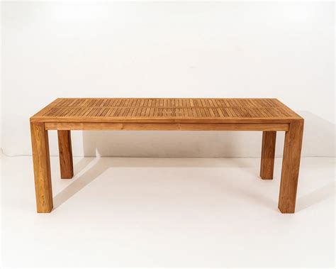 Outdoor, wooden dining tables - OMBAI