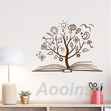 Buy Gadgets Wrap Book Tree Vinyl Wall Art Sticker Decals Library School ...