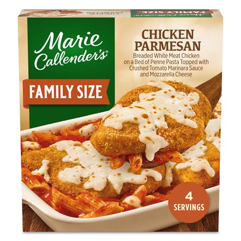 Marie Callender's Family Size Chicken Parmesan & Penne Pasta, Frozen ...