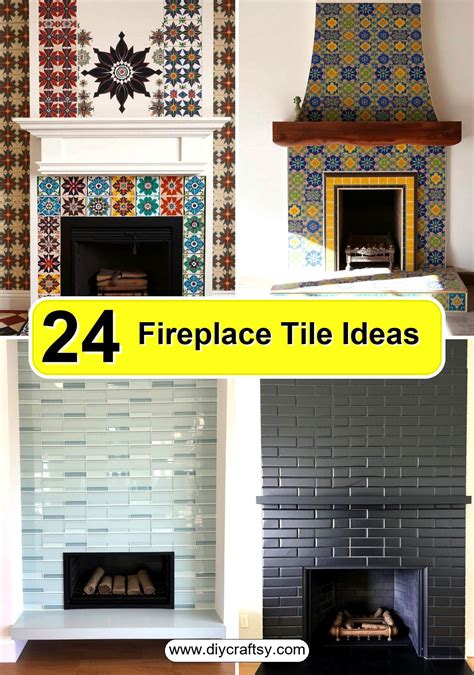 24 Fireplace Tile Ideas to Upgrade Your Living Room Hearth